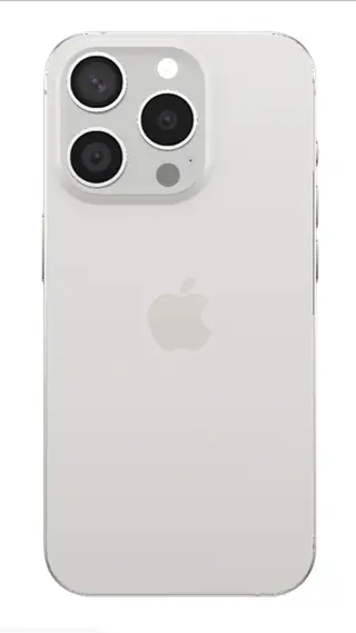 iPhone 15 Pro Max Titânio-branco