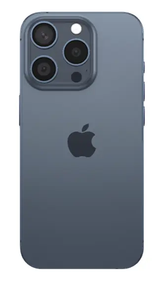 iPhone 15 Pro Titânio-azul